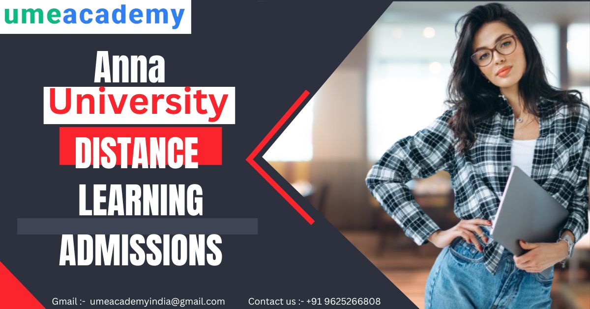 Anna University Distance Learning Admissions
